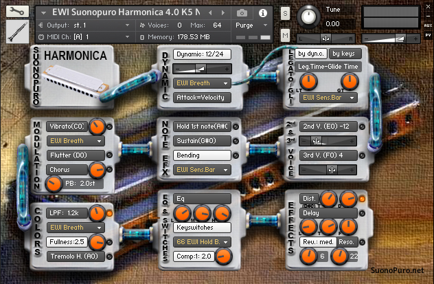 Harmonica for Kontakt 5.3