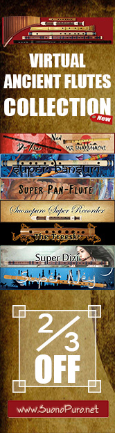 Virtual ancient flutes collection